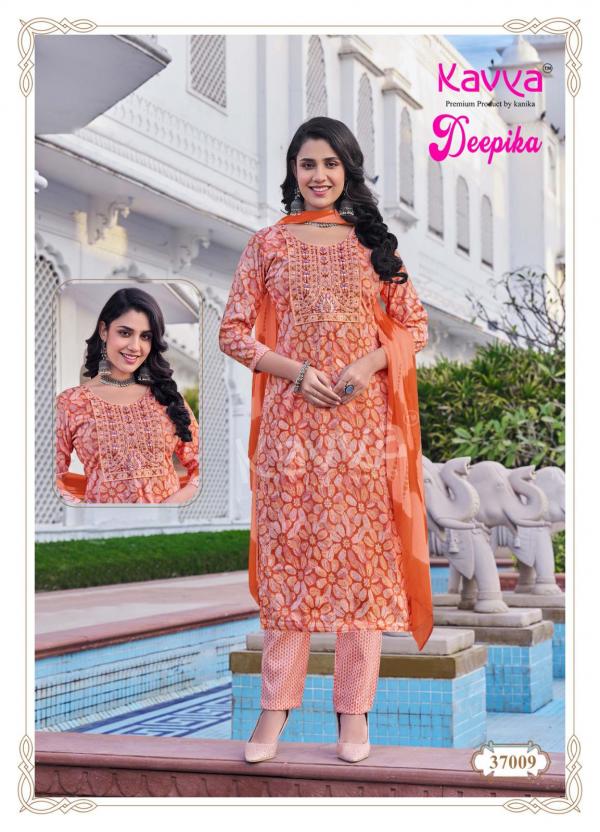 Kavya Deepika Vol 37 Straight Kurti Bottom With Dupatta