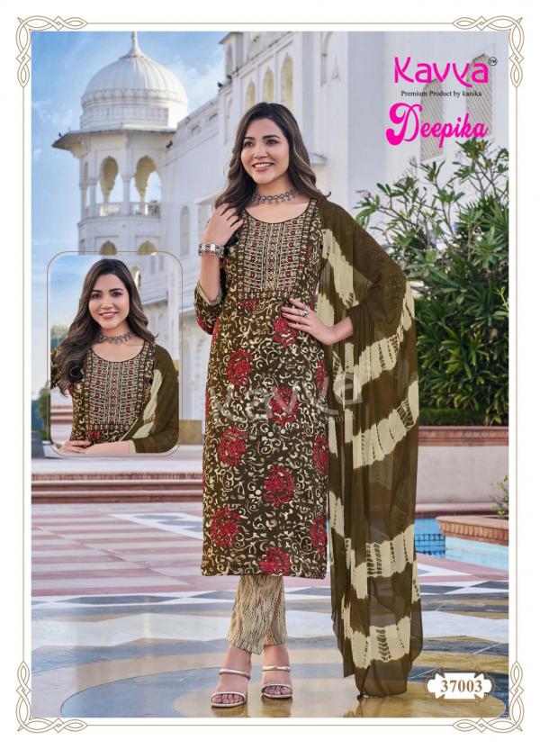 Kavya Deepika Vol 37 Straight Kurti Bottom With Dupatta