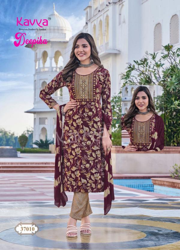 Kavya Deepika Vol 37 Straight Kurti Bottom With Dupatta