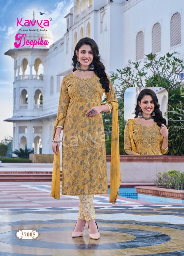 Kavya Deepika Vol 37 Straight Kurti Bottom With Dupatta