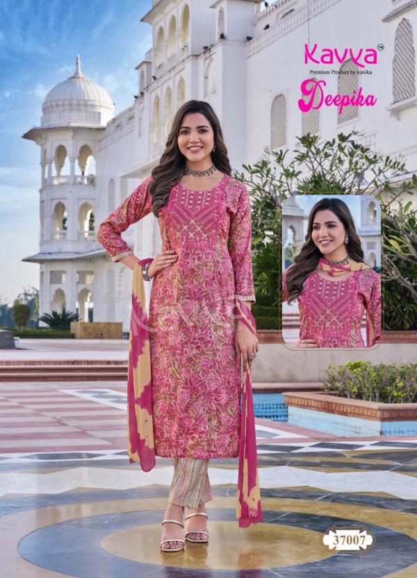 Kavya Deepika Vol 37 Straight Kurti Bottom With Dupatta