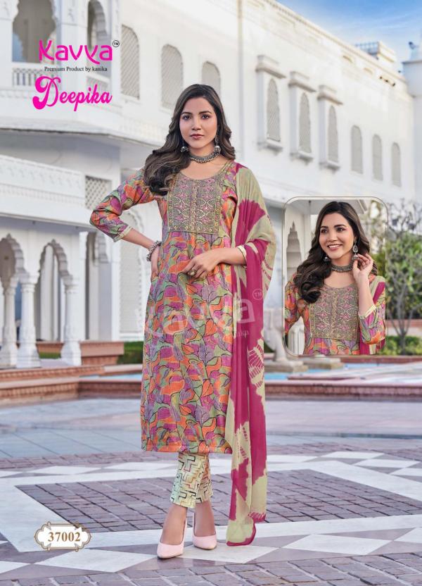 Kavya Deepika Vol 37 Straight Kurti Bottom With Dupatta