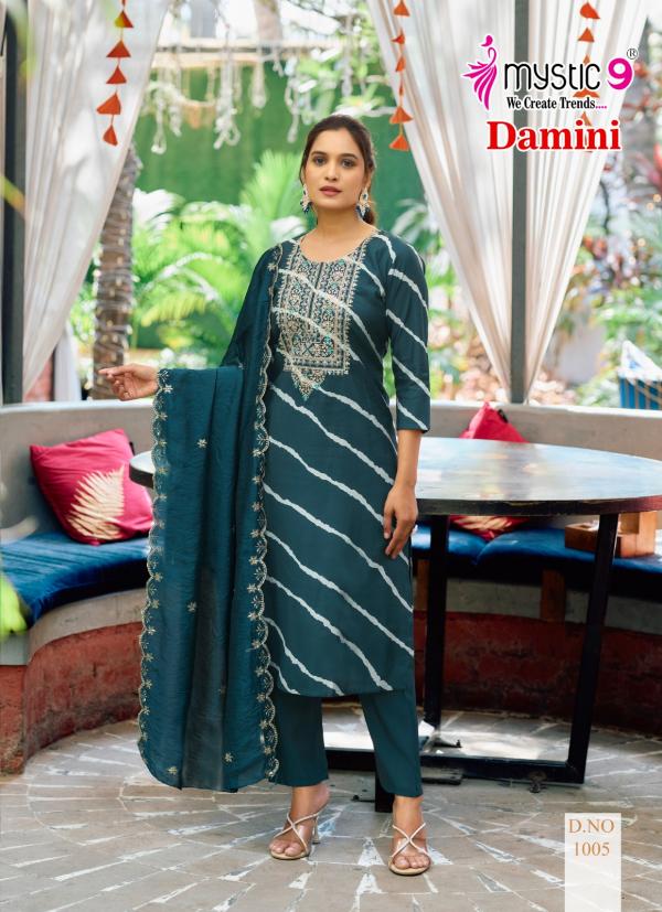 Mystic 9 Damini Vol 1 Premium Rayon Kurti Bottom With Dupatta