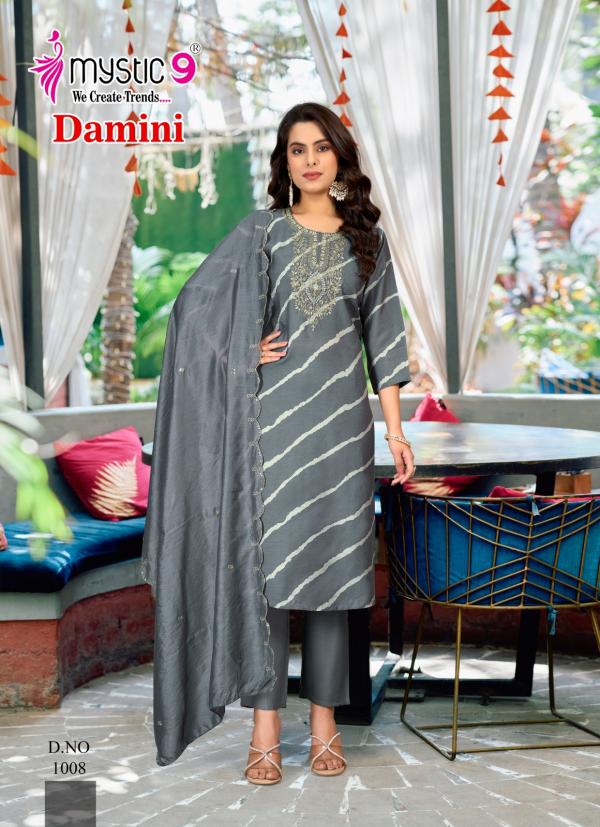 Mystic 9 Damini Vol 1 Premium Rayon Kurti Bottom With Dupatta