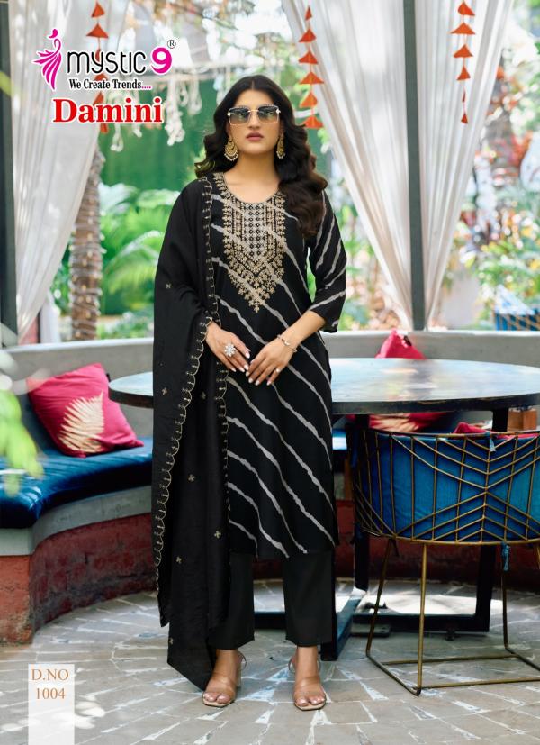 Mystic 9 Damini Vol 1 Premium Rayon Kurti Bottom With Dupatta