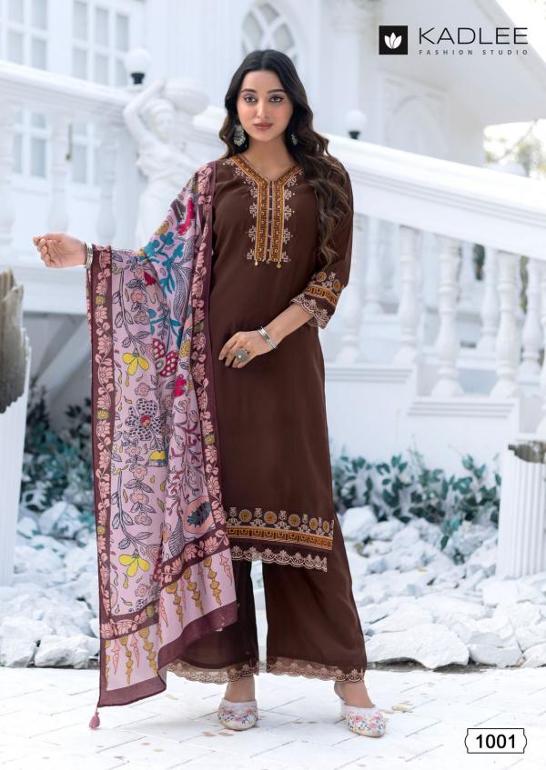 Kadlee Evergreen Viscose Silk Kurti Bottom With Dupatta Collection