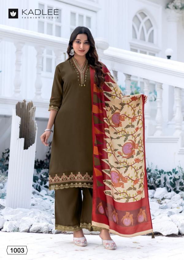 Kadlee Evergreen Viscose Silk Kurti Bottom With Dupatta Collection