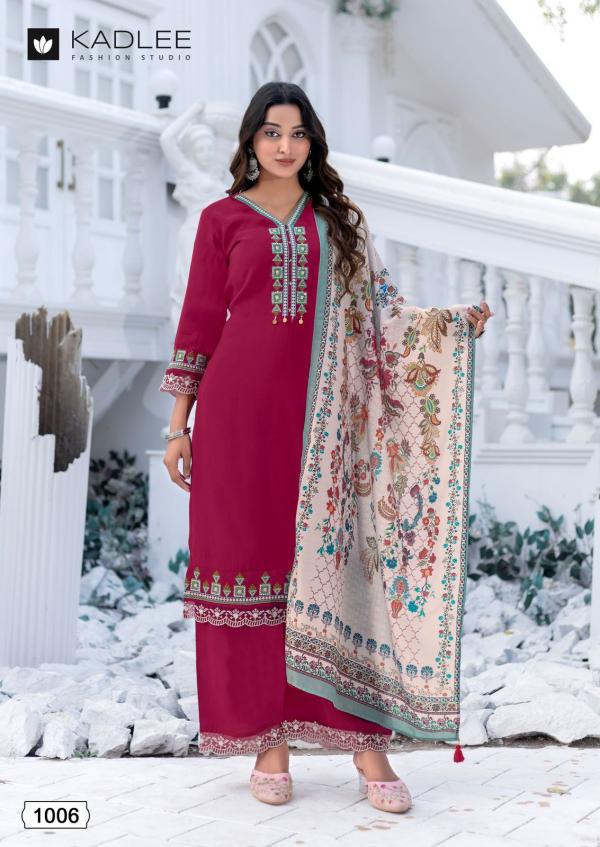 Kadlee Evergreen Viscose Silk Kurti Bottom With Dupatta Collection