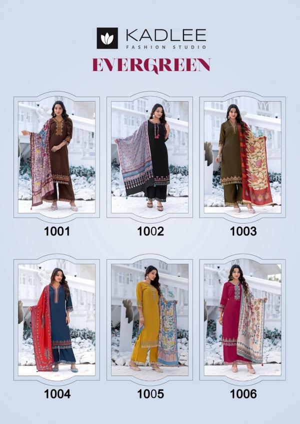 Kadlee Evergreen Viscose Silk Kurti Bottom With Dupatta Collection