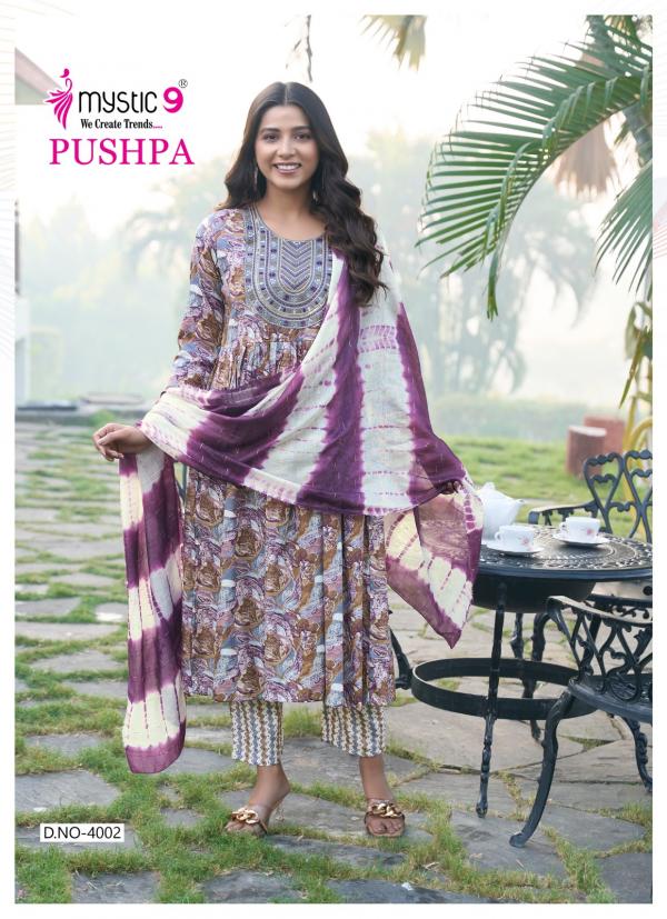 Mystic 9 Pushpa Vol 4 Rayon Kurti Bottom With Dupatta Collection