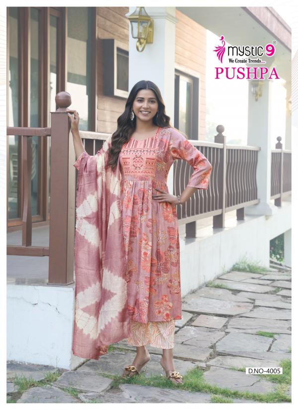 Mystic 9 Pushpa Vol 4 Rayon Kurti Bottom With Dupatta Collection