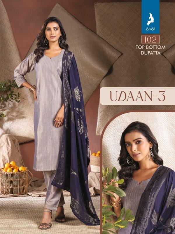 Kaya Udaan 3 Silk Kurti Bottom With Dupatta Collection