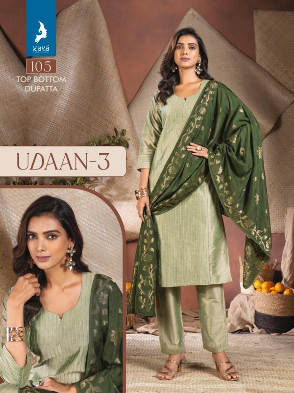 Kaya Udaan 3 Silk Kurti Bottom With Dupatta Collection