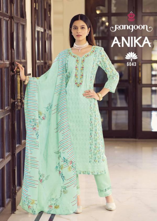 Rangoon Anika Cotton With Khatli Handwork Kurti Bottom With Dupatta