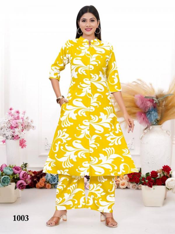 Dulhari Vol 2 Rayon Printed Casual Wear Kurti With Bottom Collection