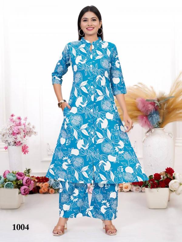 Dulhari Vol 2 Rayon Printed Casual Wear Kurti With Bottom Collection