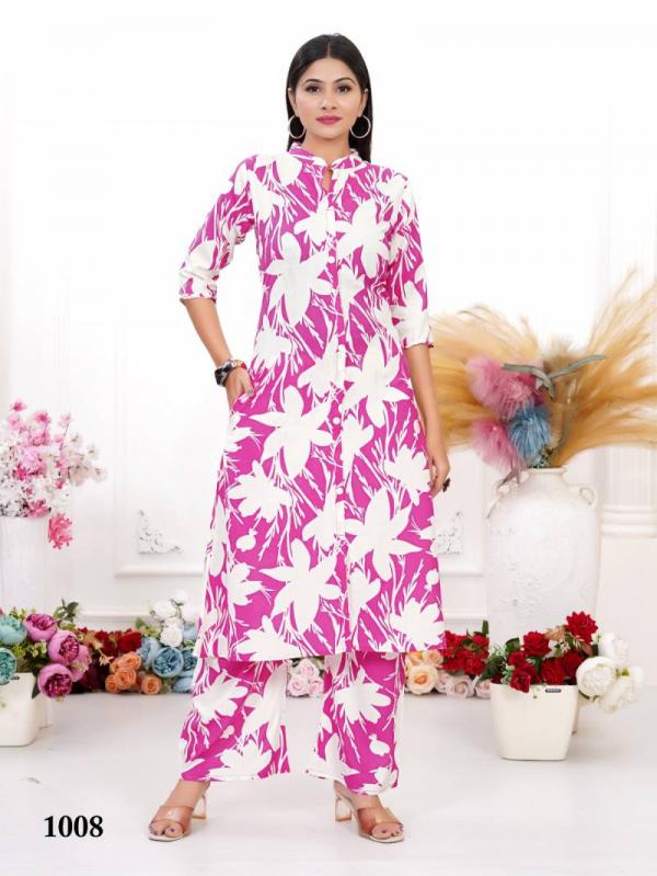 Dulhari Vol 2 Rayon Printed Casual Wear Kurti With Bottom Collection