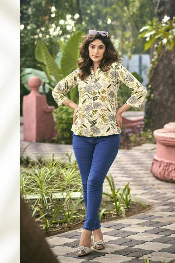 Tips And Tops Baby Vol 6 Rayon Printed Western Top Collection