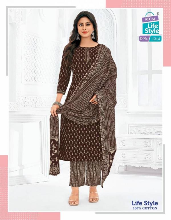 MCM Lifestyle Vol 12 Readymade Cotton Kurtis Bottom With Dupatta