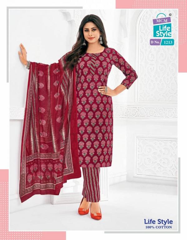 MCM Lifestyle Vol 12 Readymade Cotton Kurtis Bottom With Dupatta