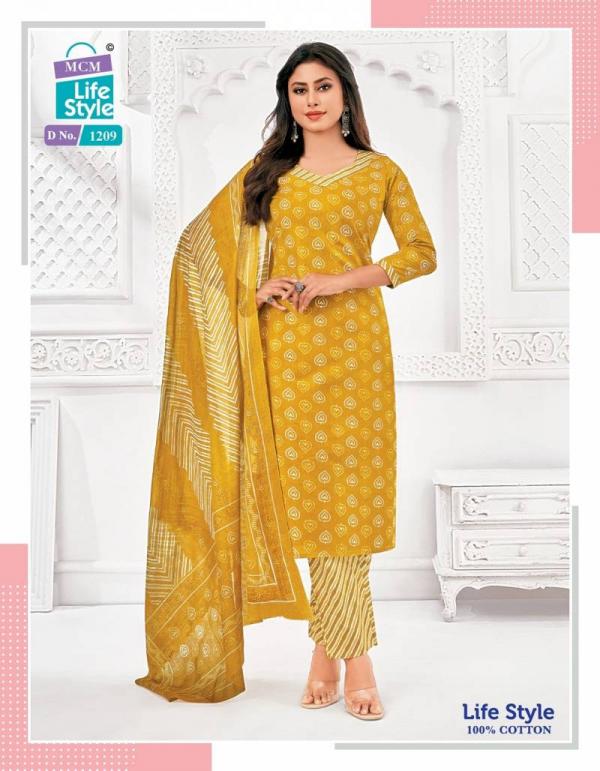 MCM Lifestyle Vol 12 Readymade Cotton Kurtis Bottom With Dupatta