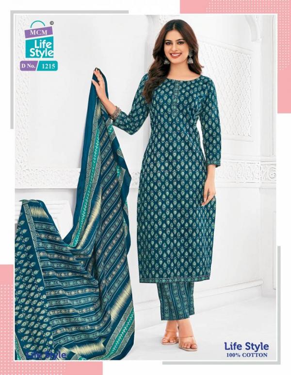 MCM Lifestyle Vol 12 Readymade Cotton Kurtis Bottom With Dupatta