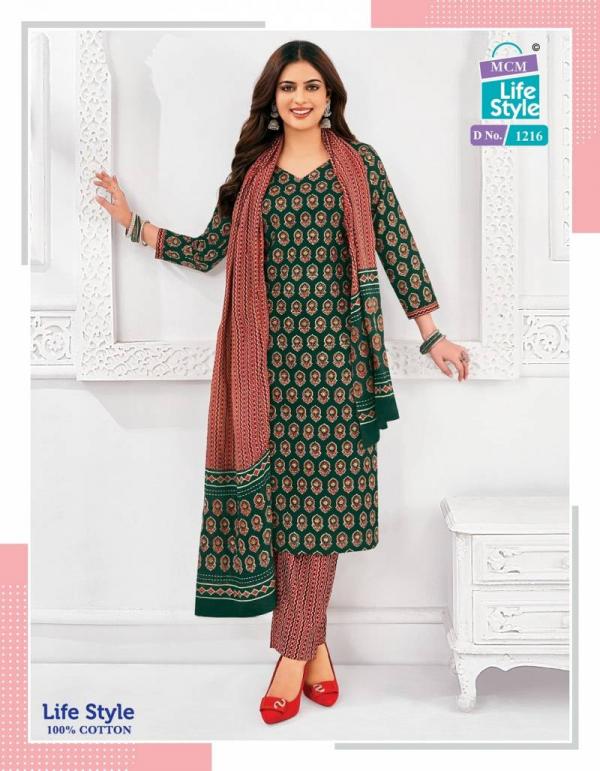 MCM Lifestyle Vol 12 Readymade Cotton Kurtis Bottom With Dupatta