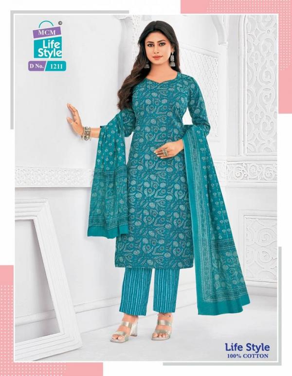 MCM Lifestyle Vol 12 Readymade Cotton Kurtis Bottom With Dupatta