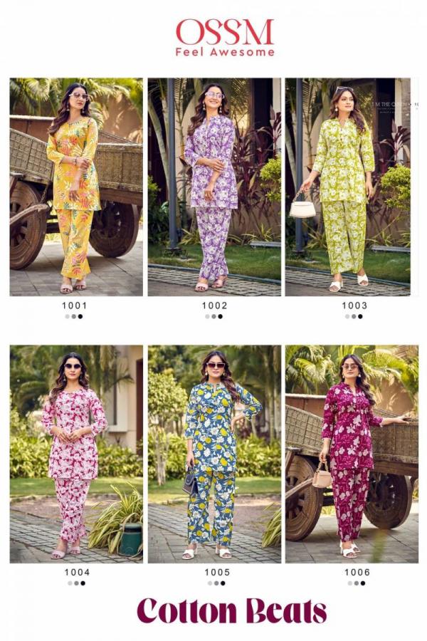 Ossm Cotton Beats Cotton Printed Fancy Co Ord Set Collection