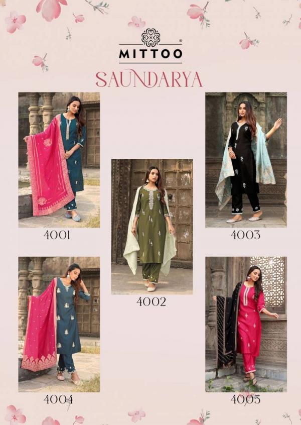 Mittoo Saundarya Viscose Weaving Top Bottom With Dupatta