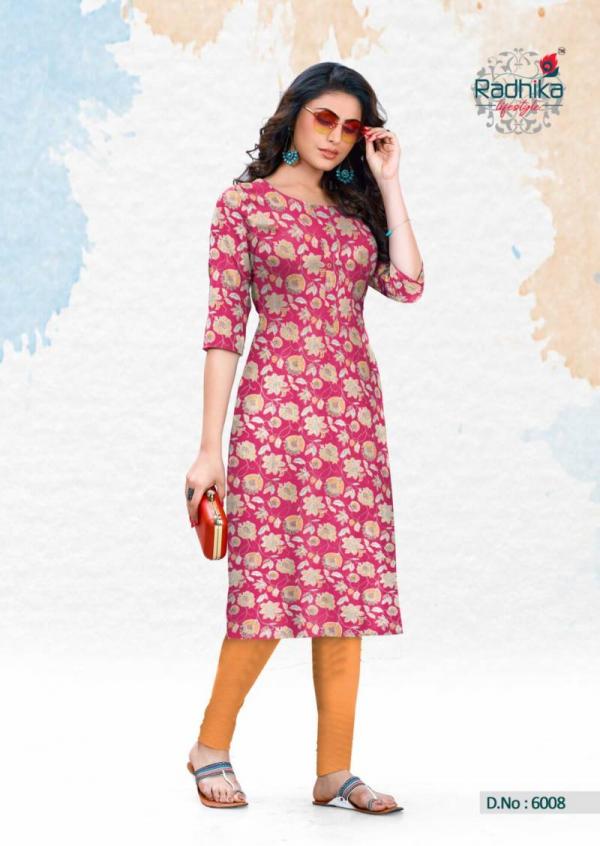 Radhika Traditional Vol 6 Casual Cotton Printed Kurti Collection