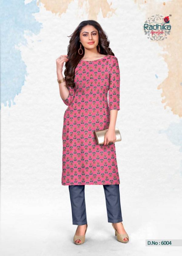 Radhika Traditional Vol 6 Casual Cotton Printed Kurti Collection