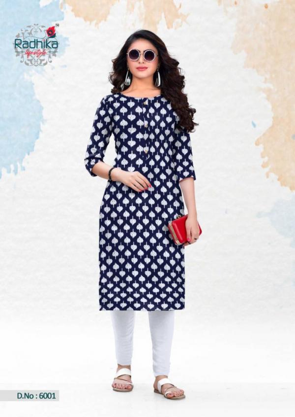 Radhika Traditional Vol 6 Casual Cotton Printed Kurti Collection