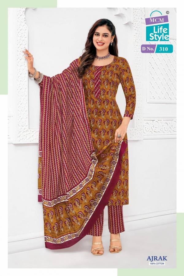 Mcm Ajrakh Vol 3 Cotton Printed Kurti Pant With Dupatta