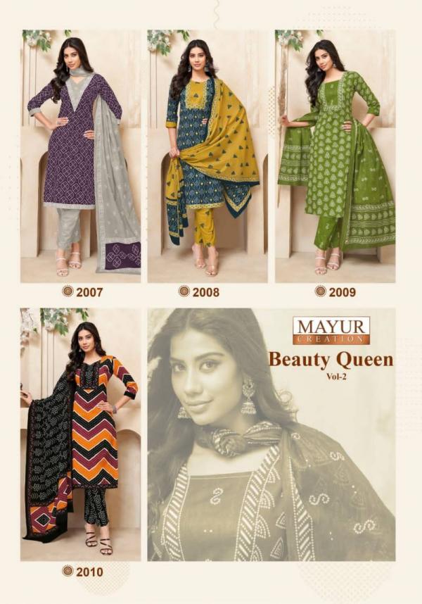 Mayur Beauty Queen Vol 2 Cotton Printed Kurti Bottom With Dupatta