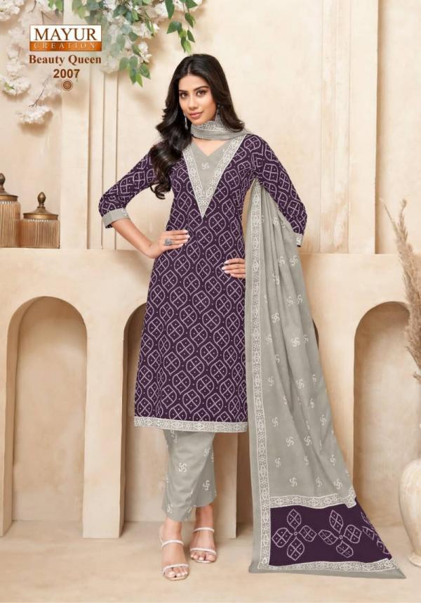 Mayur Beauty Queen Vol 2 Cotton Printed Kurti Bottom With Dupatta