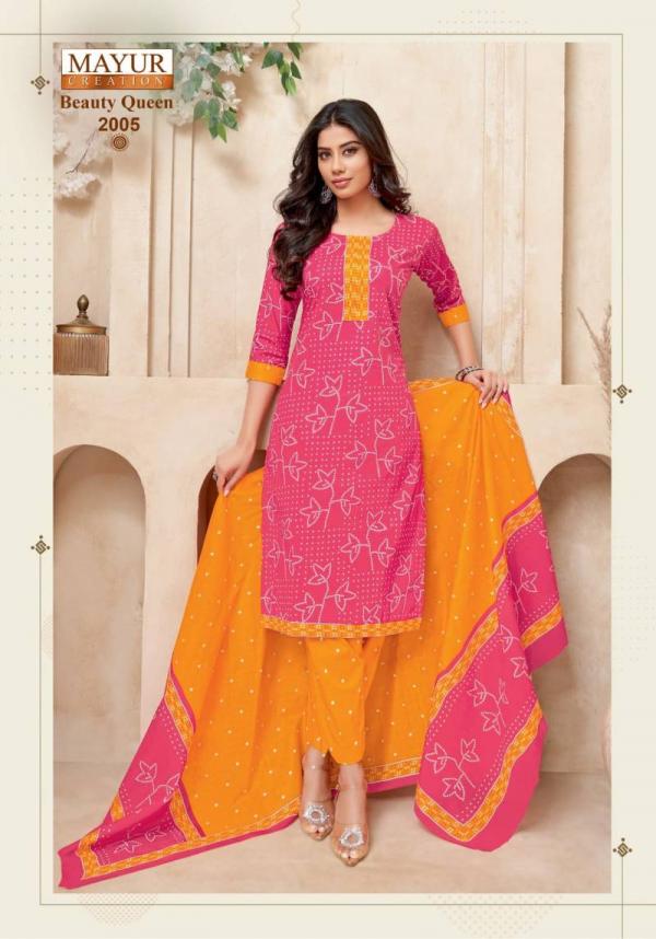 Mayur Beauty Queen Vol 2 Cotton Printed Kurti Bottom With Dupatta