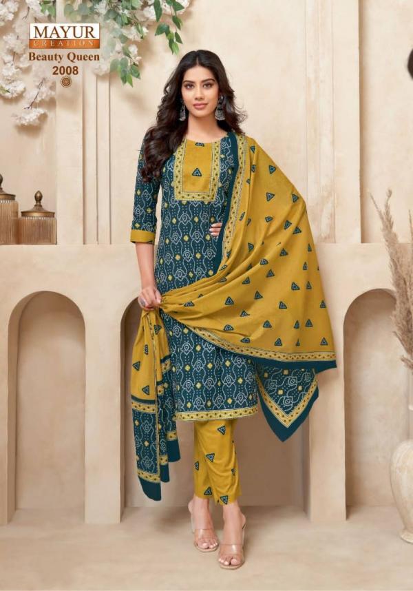 Mayur Beauty Queen Vol 2 Cotton Printed Kurti Bottom With Dupatta