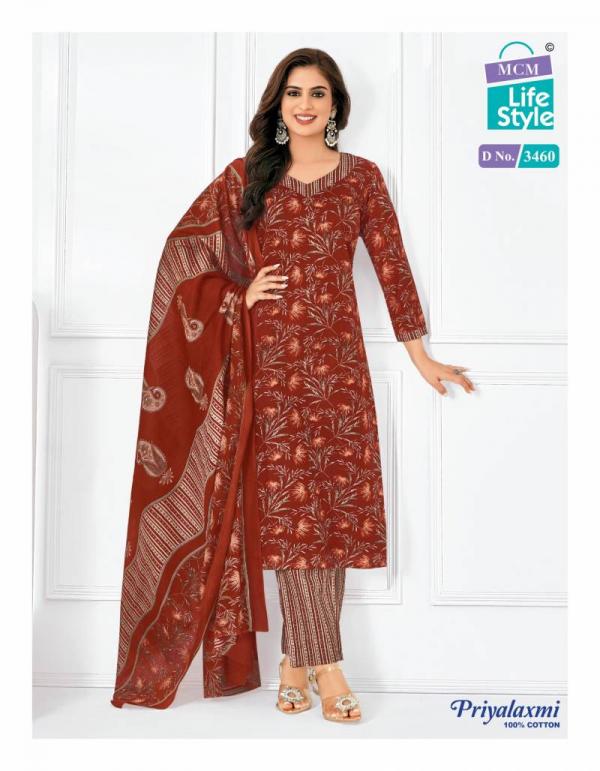 MCM Priyalaxmi Vol 34 Readymade Cotton Kurti Pant With Dupatta