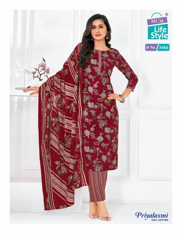 MCM Priyalaxmi Vol 34 Readymade Cotton Kurti Pant With Dupatta