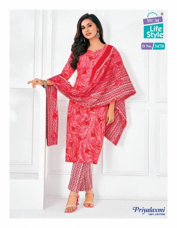 MCM Priyalaxmi Vol 34 Readymade Cotton Kurti Pant With Dupatta