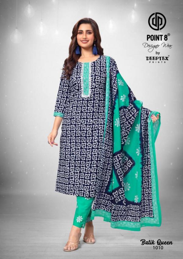 Deeptex Batik Queen Vol 1 Cotton Printed Kurti Bottom With Dupatta