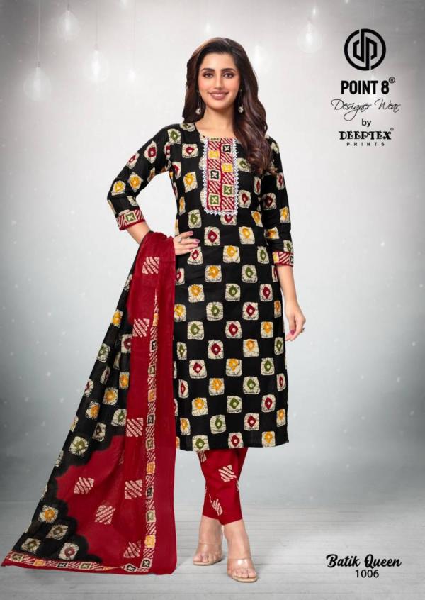 Deeptex Batik Queen Vol 1 Cotton Printed Kurti Bottom With Dupatta