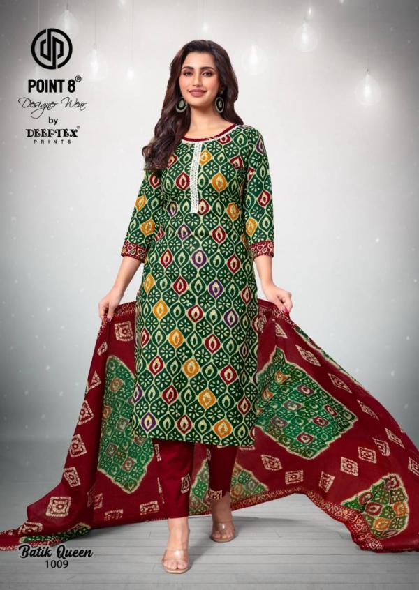 Deeptex Batik Queen Vol 1 Cotton Printed Kurti Bottom With Dupatta