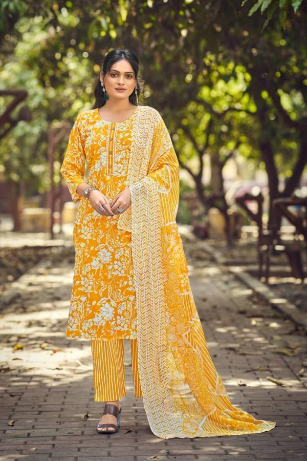 Tips And Tops Summer Fashion Vol 9 Cotton Printed Kurti Bottom With Dupatta