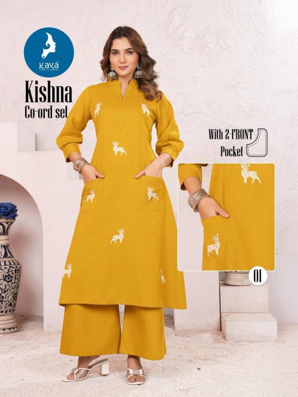 Kaya Kishna Cotton Flex Fancy Co Ord Set Collection