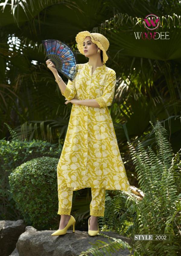Woodee Shakira Vol 2 Rayon Printed Co Ord Set Collection