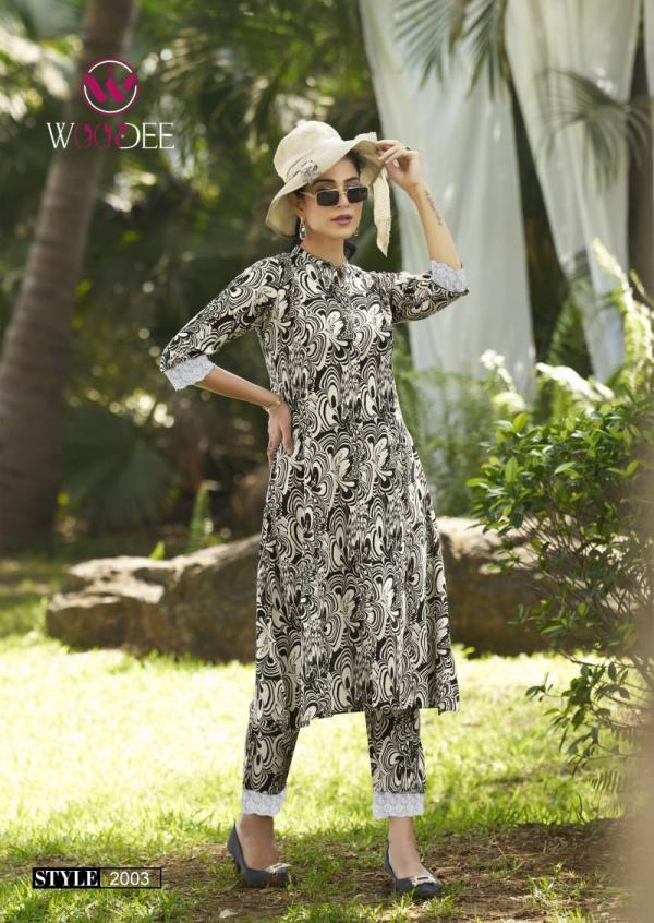 Woodee Shakira Vol 2 Rayon Printed Co Ord Set Collection