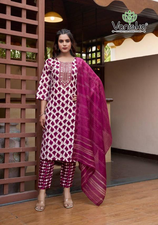 Vaniska Sunrise Vol 2 Straight Kurti Bottom With Dupatta Collection
