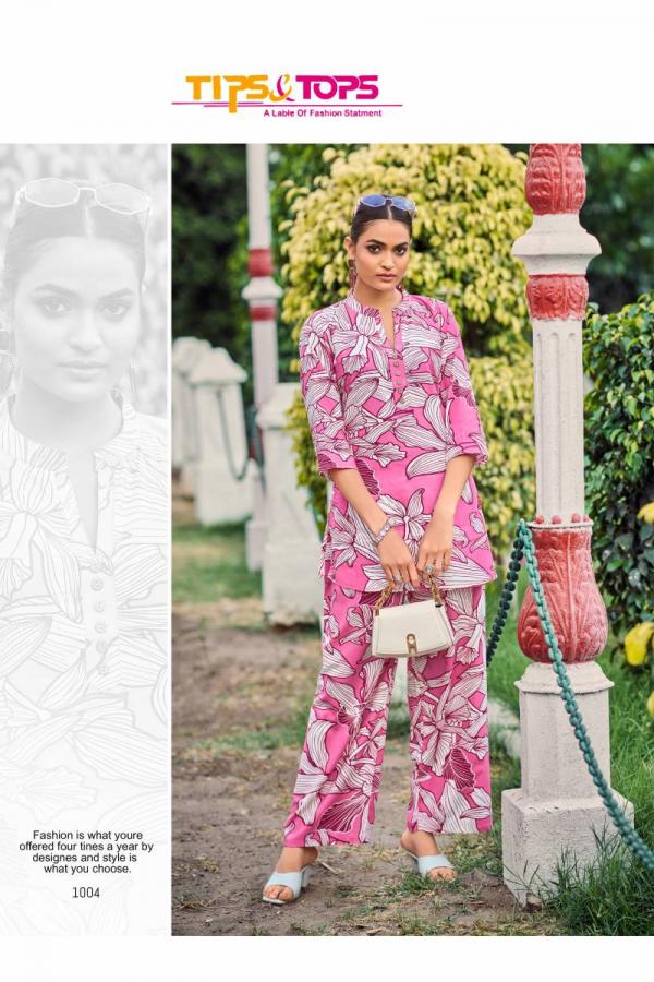 Tips And Tops Fashion Beats Vol 11 Rayon Printed Co Ord Set